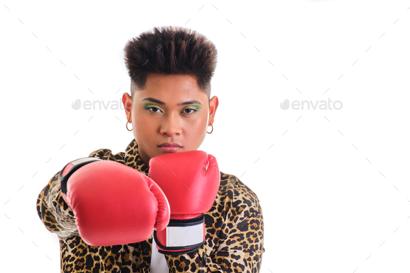 Leopard print best sale boxing gloves